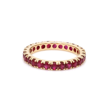 Ruby Round Eternity Ring