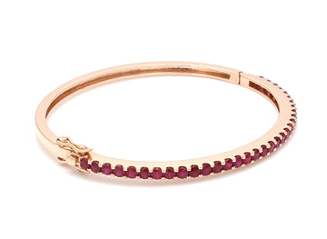 Ruby Round Bangle