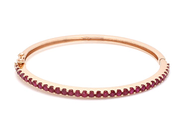 Ruby Round Bangle